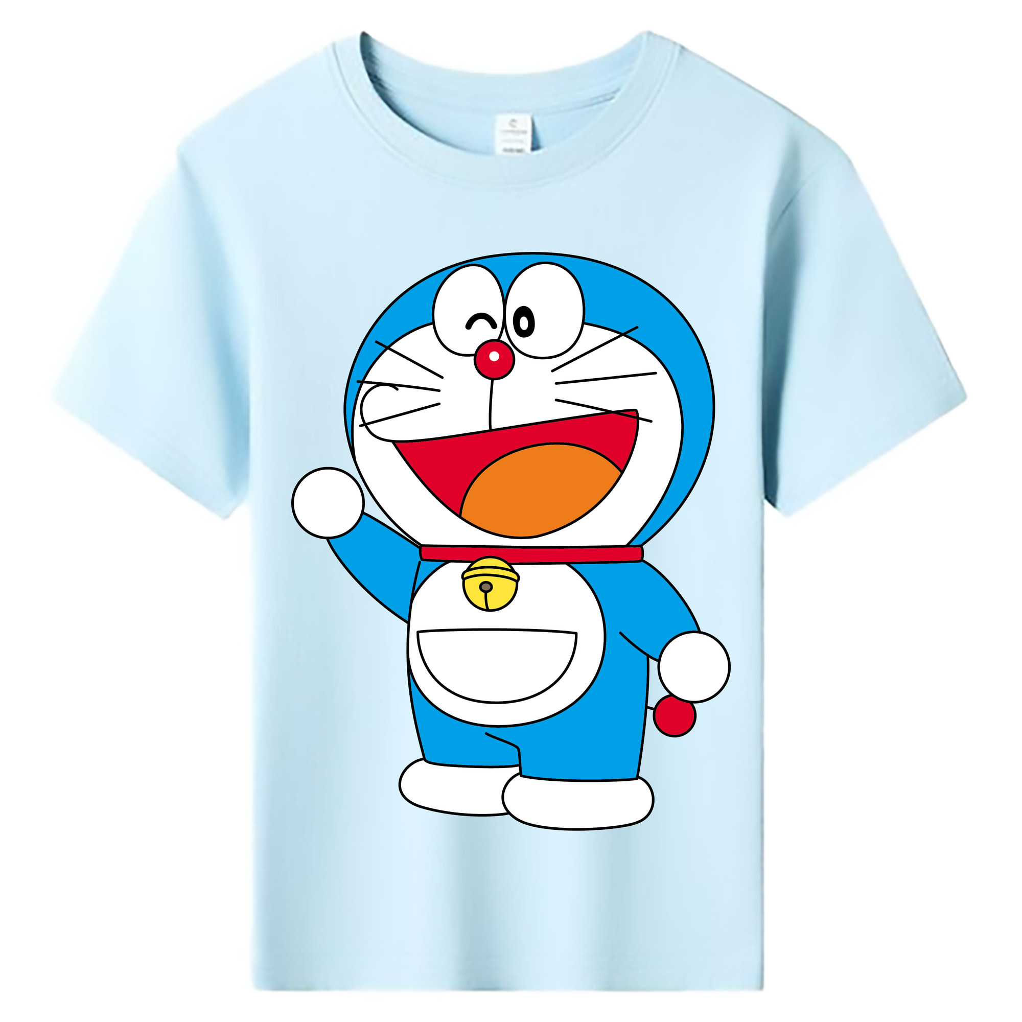 （画像用） ドラえもん Doraemon 綿100％キッズTシャツ（フロントプリント）